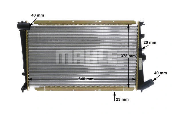 Radiator, engine cooling