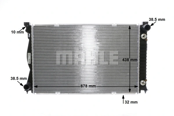 Radiator, engine cooling