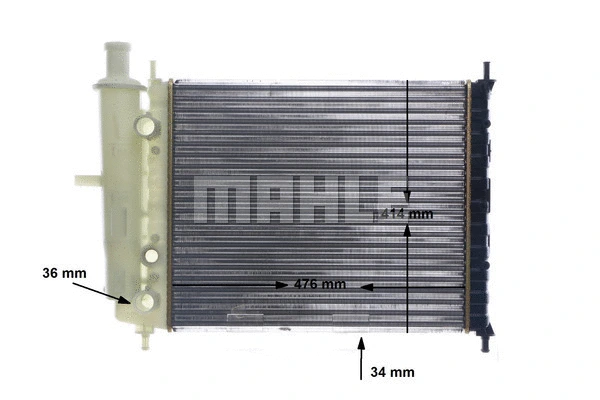 Radiator, engine cooling