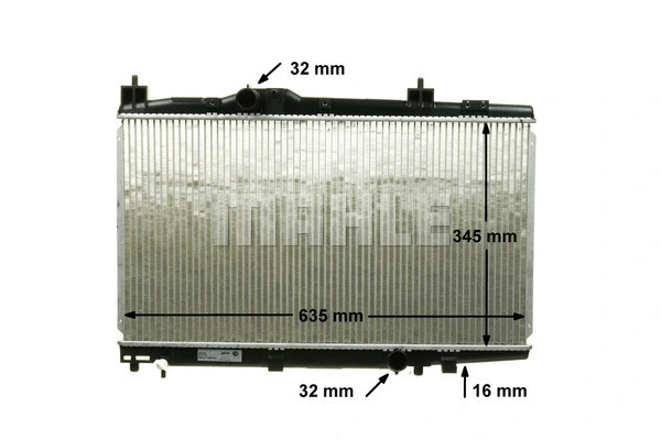 Radiator, engine cooling