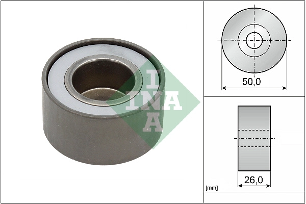 Deflection/Guide Pulley, V-ribbed belt (WG1252938)