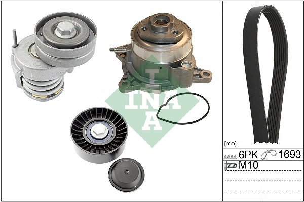 Water Pump + V-Ribbed Belt Kit (WG2171308)
