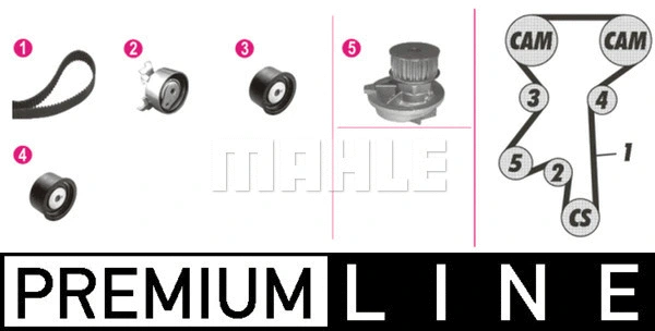 Water Pump & Timing Belt Kit