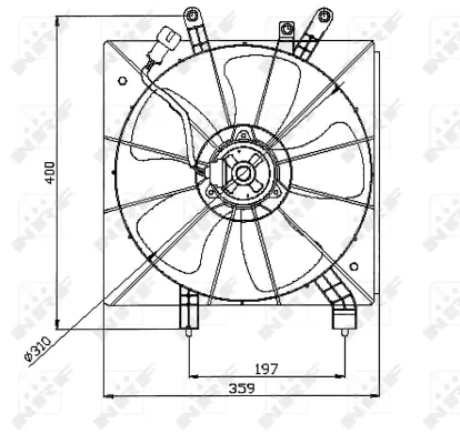 Fan, engine cooling (WG1720145)