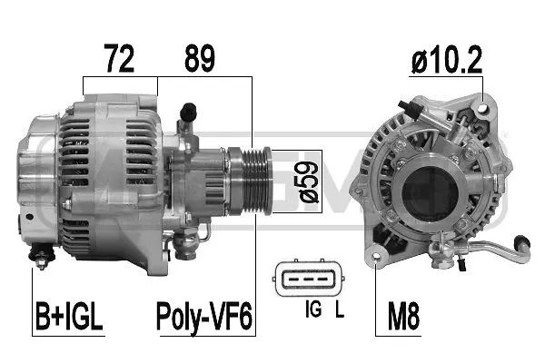 Alternator (WG2011320)