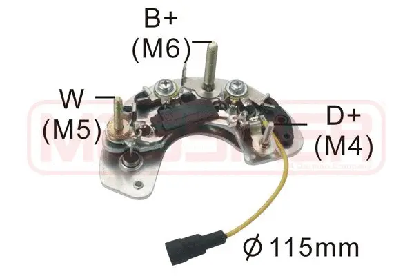 Rectifier, alternator (WG2012523)