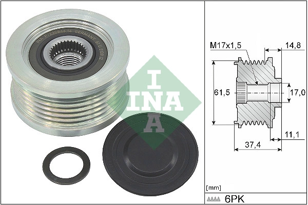 Alternator Freewheel Clutch (WG2059049)
