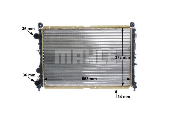 Radiator, engine cooling