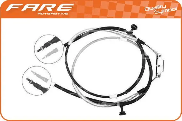 Cable Pull, parking brake (17472)