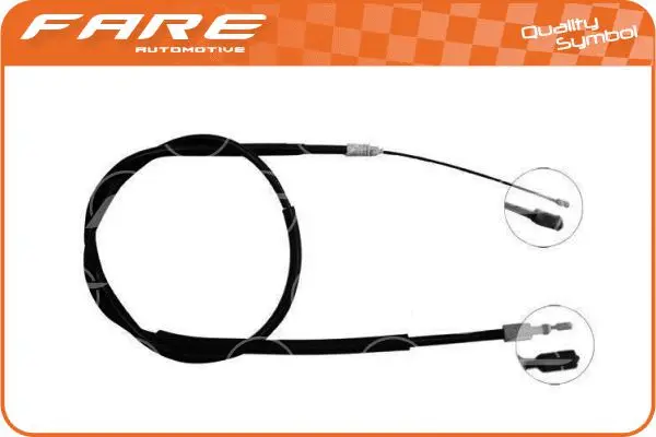 Cable Pull, parking brake (17839)