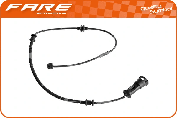 Warning Contact, brake pad wear (9765)