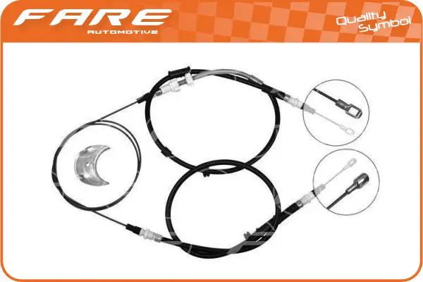 Cable Pull, parking brake (18229)
