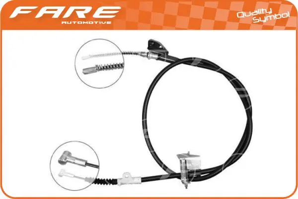 Cable Pull, parking brake (18980)
