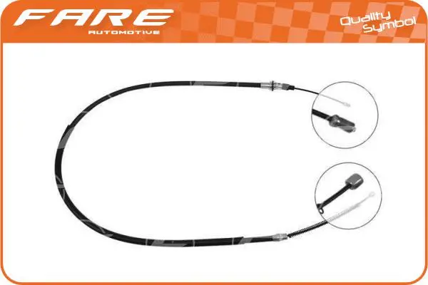 Cable Pull, parking brake (17572)