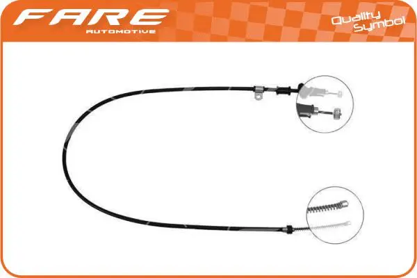 Cable Pull, parking brake (18488)