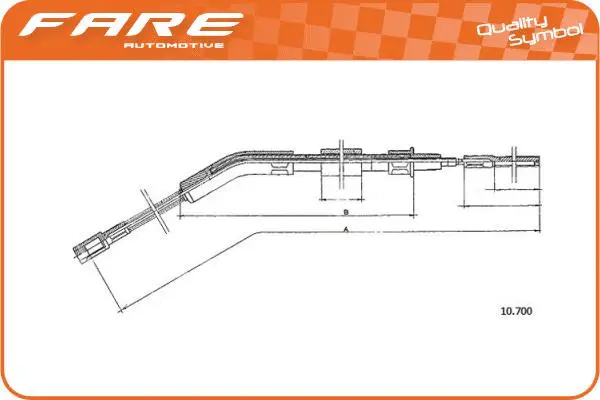 Cable Pull, parking brake (19218)