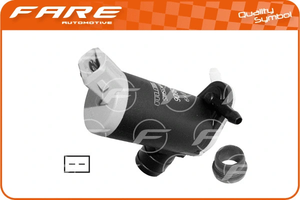 Washer Fluid Pump, window cleaning (9723)
