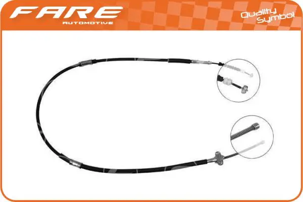 Cable Pull, parking brake (19092)