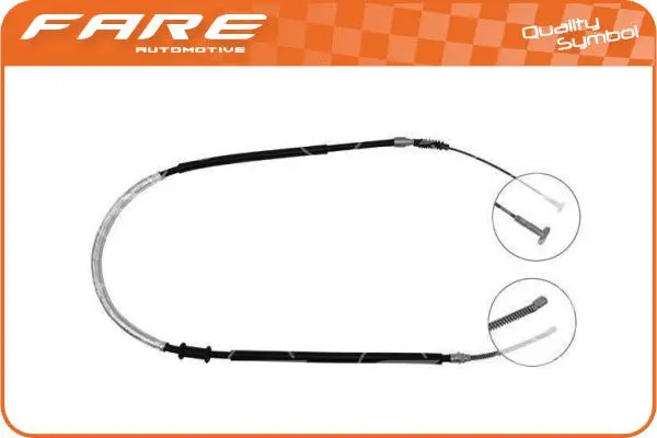 Cable Pull, parking brake (18050)