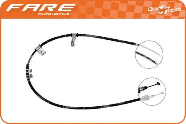 Cable Pull, parking brake (18349)