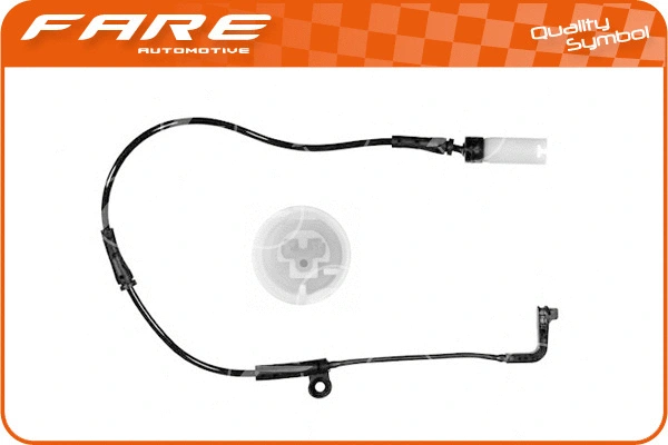Warning Contact, brake pad wear (9738)