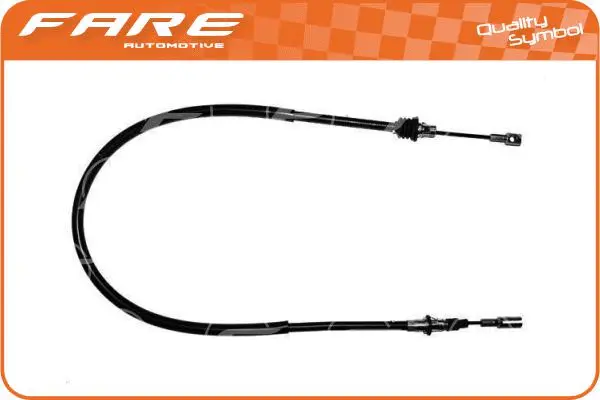 Cable Pull, parking brake (18580)