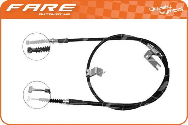 Cable Pull, parking brake (18456)