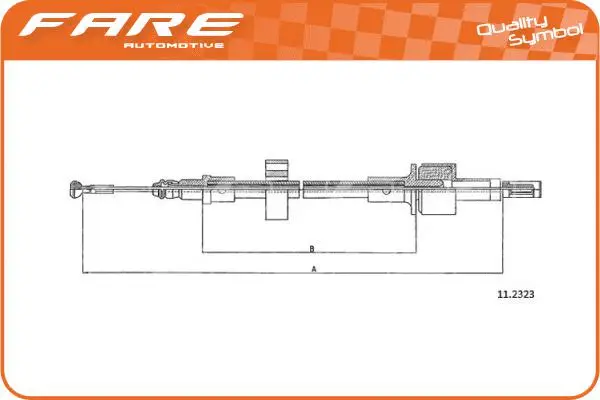 Cable Pull, clutch control (24620)