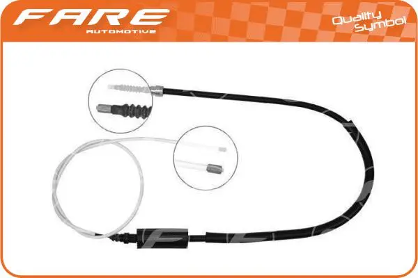 Cable Pull, parking brake (18846)