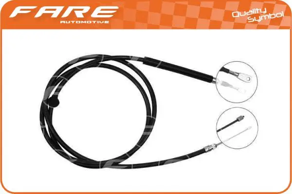 Cable Pull, parking brake (17912)