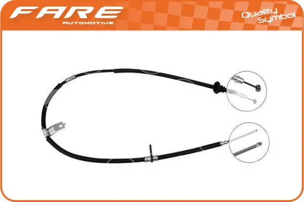 Cable Pull, parking brake (18325)