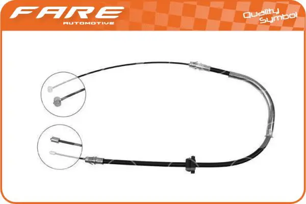 Cable Pull, parking brake (17530)