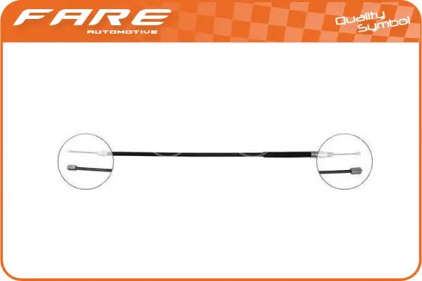 Cable Pull, parking brake (17584)