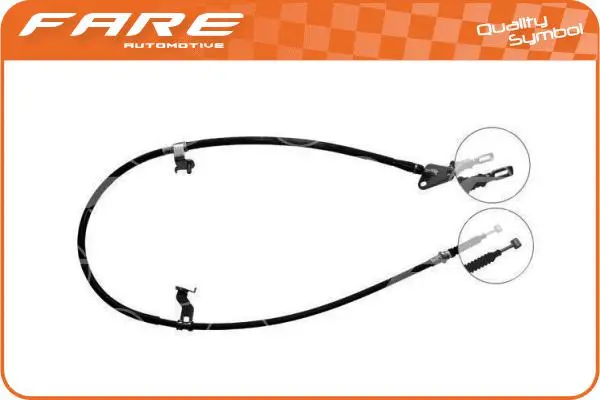 Cable Pull, parking brake (18463)