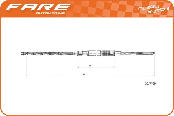 Cable Pull, parking brake (19267)