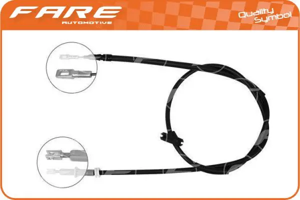 Cable Pull, parking brake (17923)
