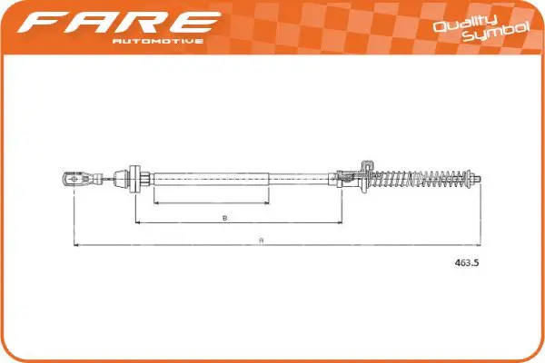 Accelerator Cable (25663)