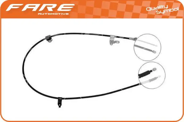 Cable Pull, parking brake (19135)