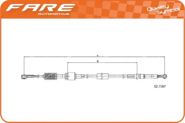 Cable Pull, manual transmission (29584)