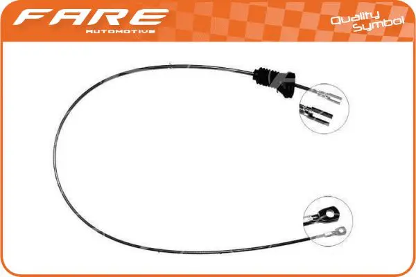 Cable Pull, parking brake (19186)