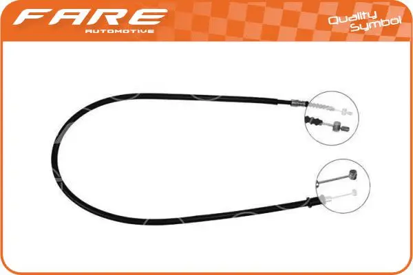 Cable Pull, parking brake (18343)