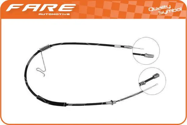 Cable Pull, parking brake (18250)