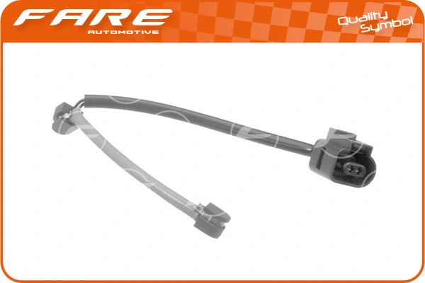 Warning Contact, brake pad wear (9769)