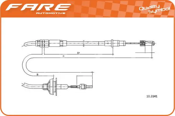 Cable Pull, clutch control (24914)