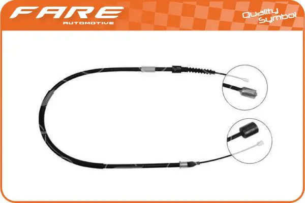 Cable Pull, parking brake (17517)