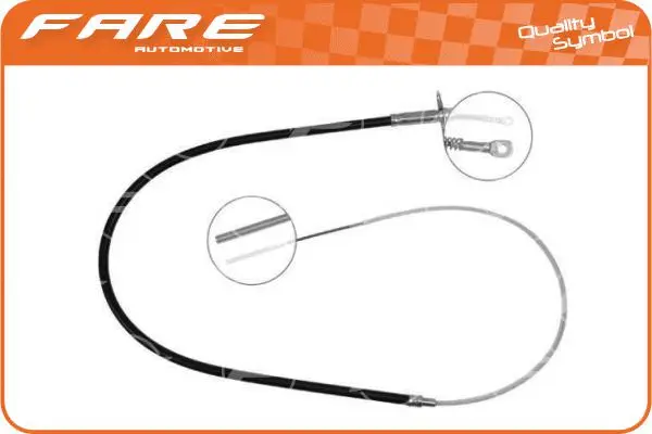 Cable Pull, parking brake (17765)