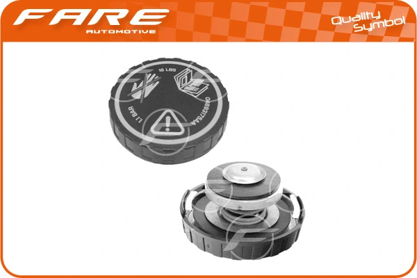 Cap, coolant tank (9861)