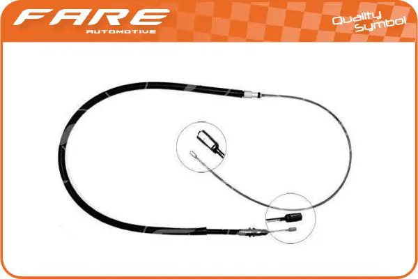 Cable Pull, parking brake (17846)