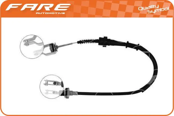 Cable Pull, clutch control (24387)
