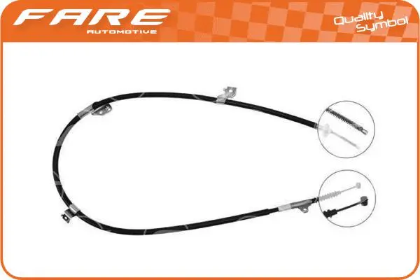 Cable Pull, parking brake (18531)